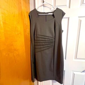 Corporate Gray Knee length Dress